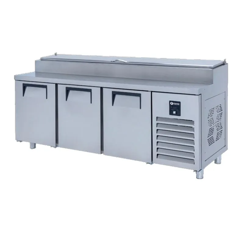 Iceinox PTS L 515 CR Make Up Kısa Buzdolabı, 3 Kapılı
