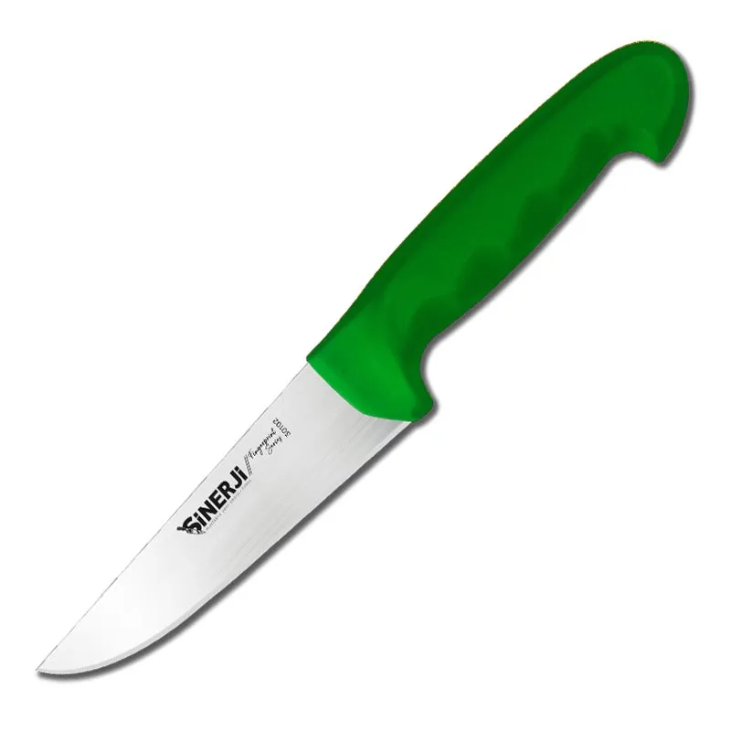 Sinerji Fingerprint No 2 Plastik Saplı Kasap Bıçağı, 16.5 cm, Yeşil