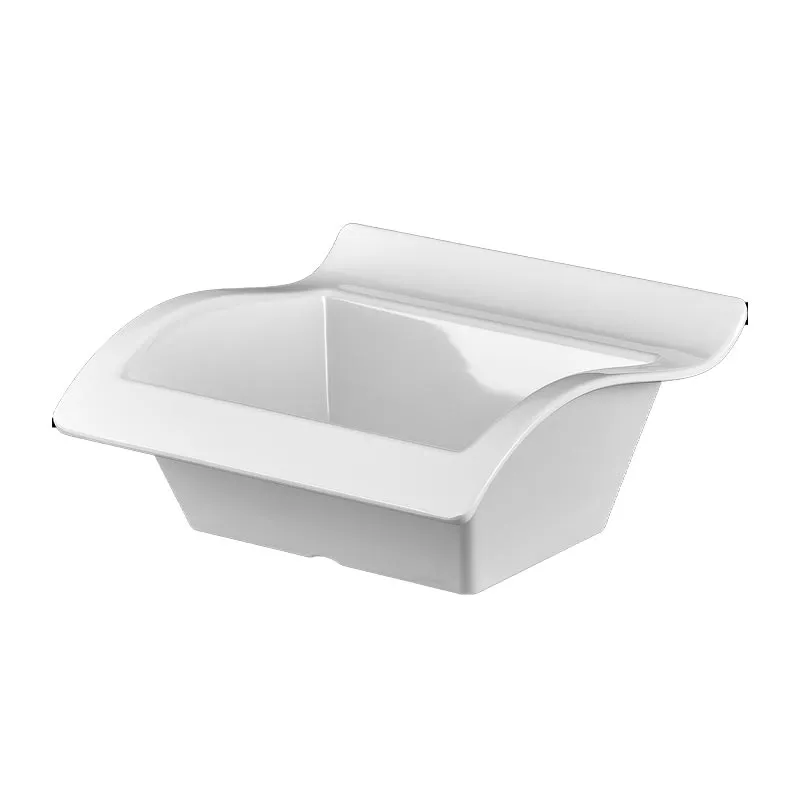 Biradlı BRD-1685 Melamin Yüksek Sunum Kasesi, 21x21x9 cm