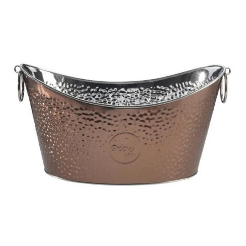 Biradlı Groovy GRV-1015 Çelik Şişe Kovası, 13 L, Bakır