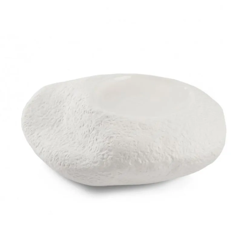 100% Chef Big Rock Porselen Sunum Tabağı, 22x19x8 cm