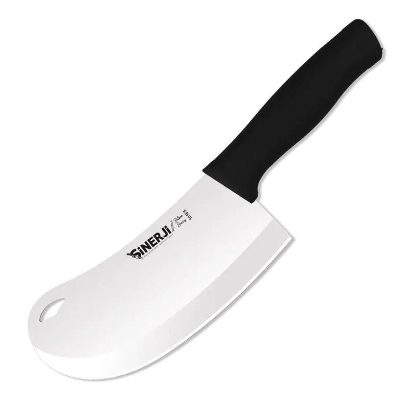 Sinerji Silver Plastik Saplı Büyük Soğan Bıçağı, 22 cm, Siyah