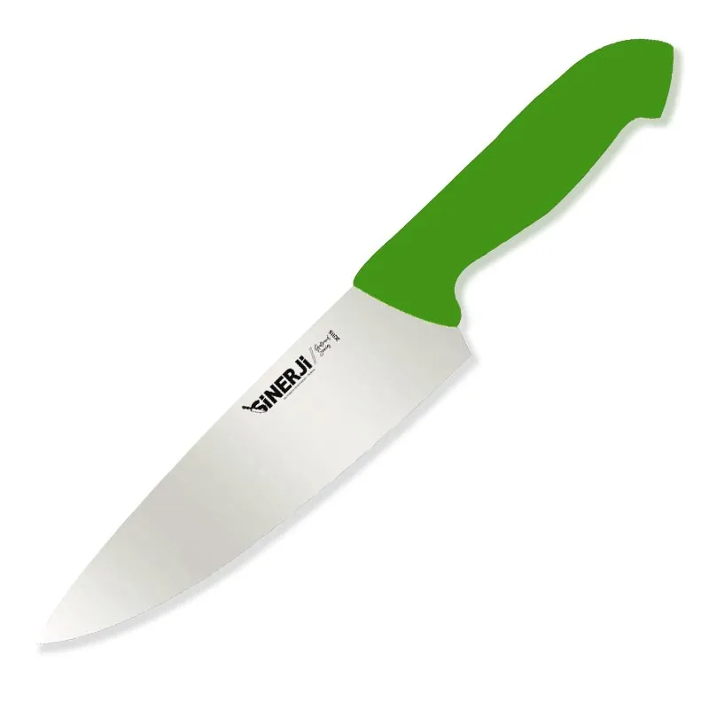 Sinerji Protrend No 1 Plastik Saplı Şef Bıçağı, 18 cm, Yeşil