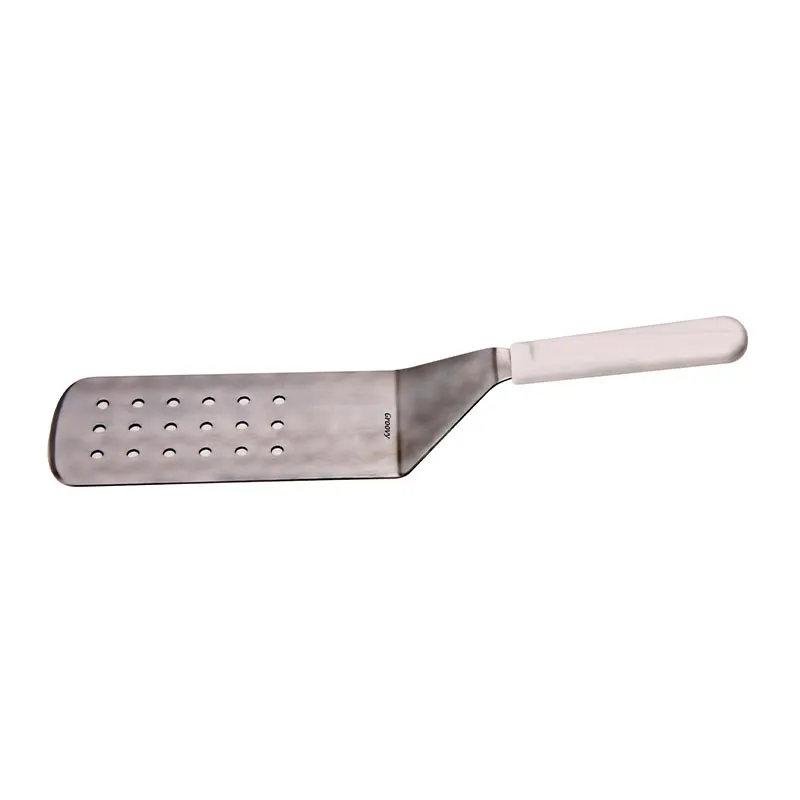 Biradlı BRD-206 Delikli Çelik Spatula, Belli, 25x7.5 cm
