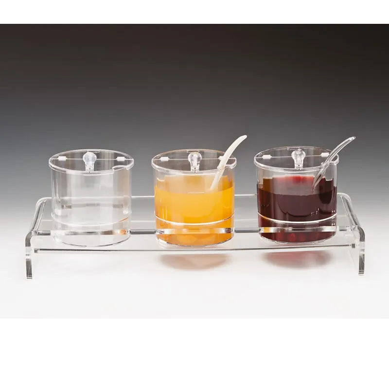 Zicco ZCP-200 Polikarbon Sosluk Reçellik Standı, 3'lü, 19.5x57x9 cm