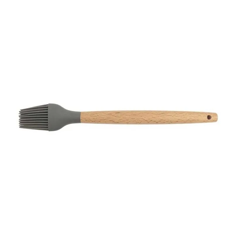 Epinox ASF-17 Ahşap Sap Silikon Fırça, 27 cm