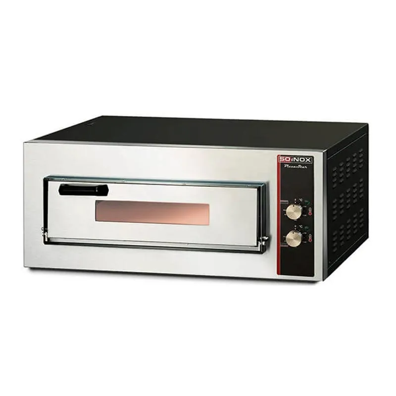 Soinox PM.4 25 cm x 4 Pizza Kapasiteli Tek Katlı Pizza Fırını, Elektrikli