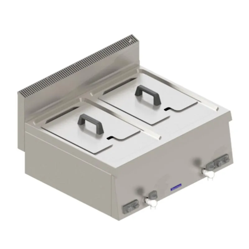 Seamac 700 Seri SGF870 İkili Fritöz, 80x70x85 cm, Doğalgazlı