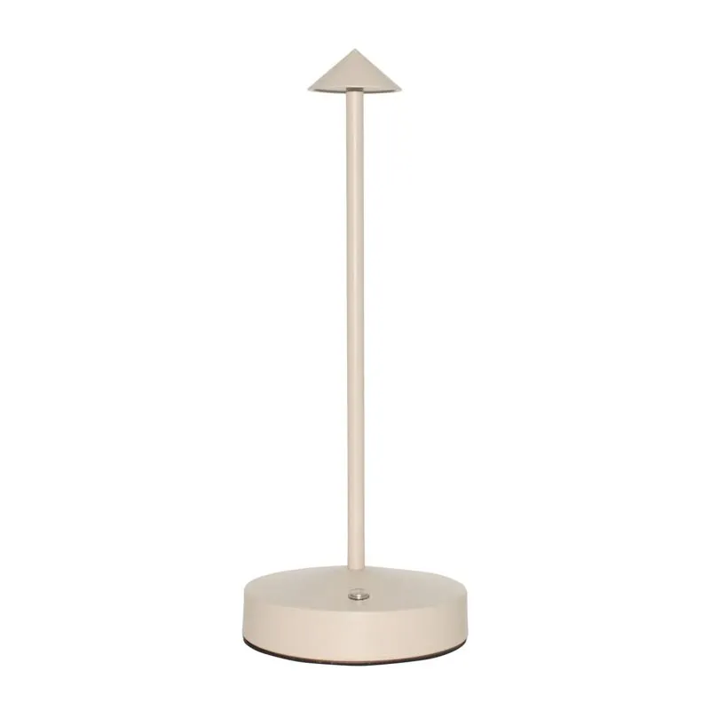 Biradlı Groovy GRV-815 Şarj Edilebilir Masa Lambası, 10.5x28 cm, Bej