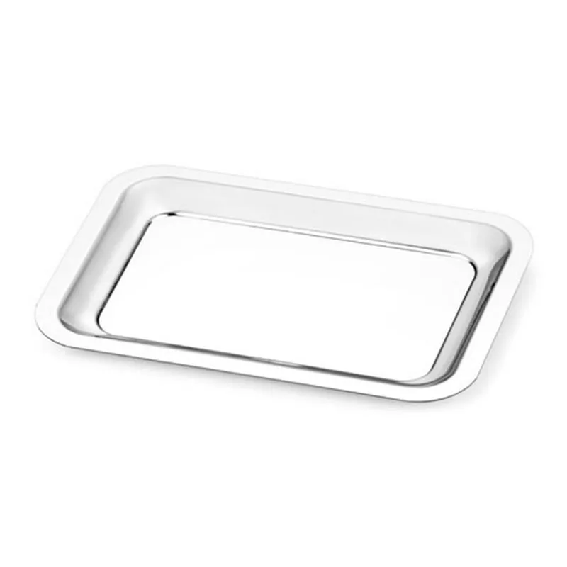 Altınbaşak Paslanmaz Mini Dikdörtgen Tepsi, 23.5x16.5x1.5 cm
