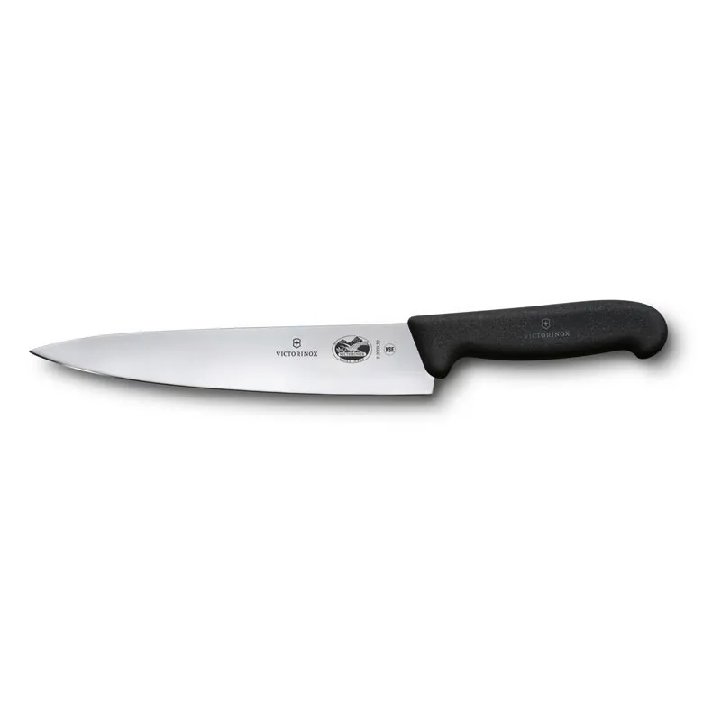 Victorinox 5.2003.22 Dilimleme Bıçağı, 22 cm, Siyah