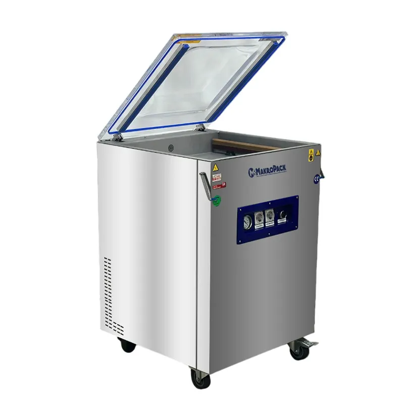 MakPack MP-510 T2/A Vakum Makinesi, Yapıştırma Uzunluğu 2x500 mm, 670x660x500 mm