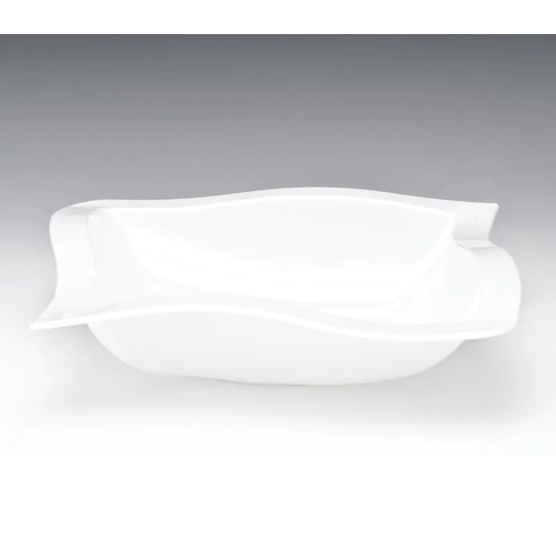 Zicco ZCP-515 Polikarbon Teşhir Kasesi, 29x29 cm, Beyaz