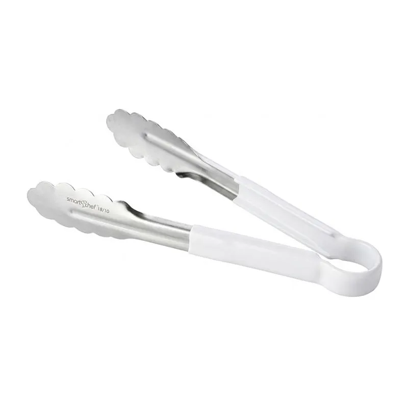 Smart Chef Silikon Saplı Servis Maşası, 23 cm, Beyaz