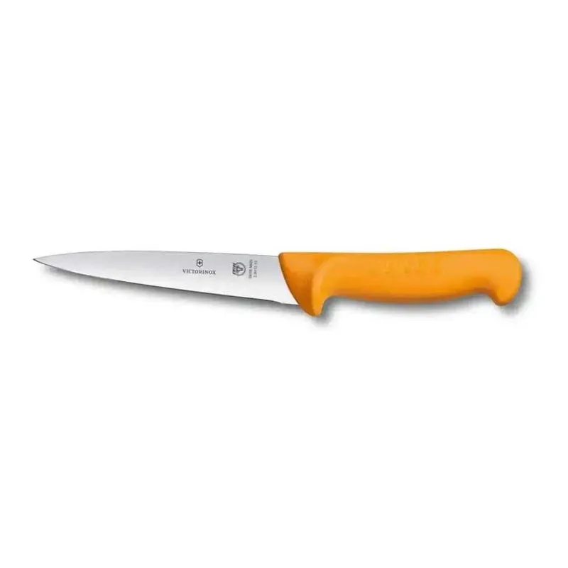Victorinox Swibo 5.8412.13 Eğik Kenar Doğrama Bıçağı, 13 cm, Sarı