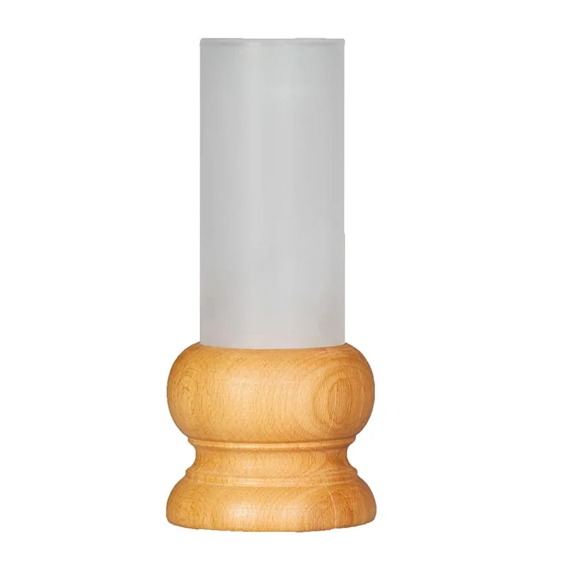 Biradlı GRV-1861 Ahşap Şamdan, 16.5 cm, Meşe