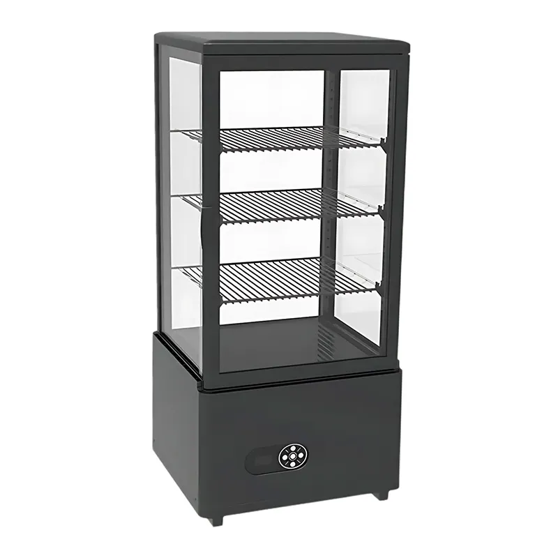 Vosco VFT-78L Dik Tip Soğuk Teşhir Dolabı, 78 L, 45.2x40.6x96.8 cm, Siyah