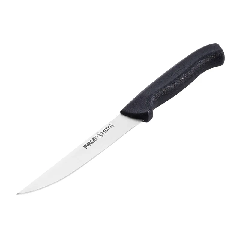 Pirge 38042 Ecco Sivri Sebze Bıçağı, 12 cm, Siyah