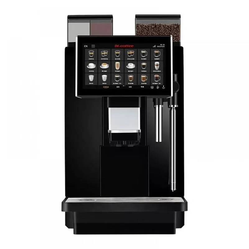 Dr.Coffee Coffee Zone Süt Köpürtme Sistemi ve Sıcak Su Musluklu Şebeke Bağlantılı Süper Otomatik Kahve Makinesi