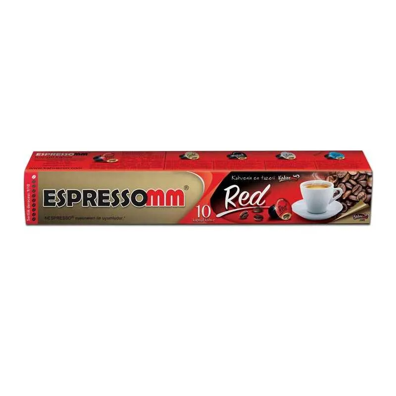 Espressomm Red Kapsül Kahve, Nespresso Uyumlu