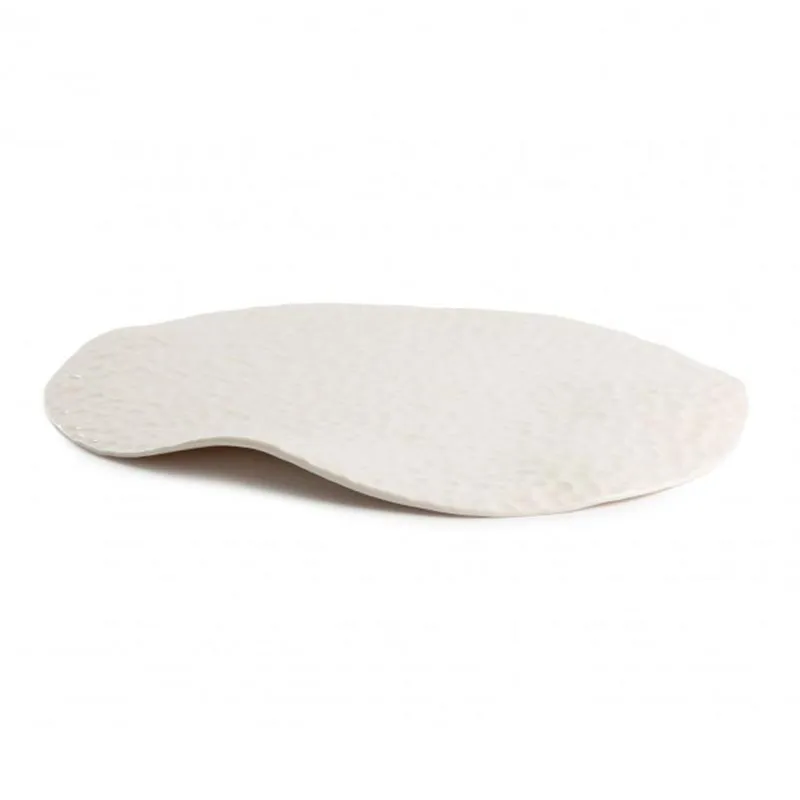 100% Chef Gaudi Porselen Sunum Tabağı, 22x19x1 cm, 3 Adet