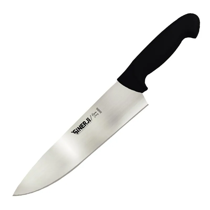 Sinerji Passion No 1 Plastik Saplı Şef Bıçağı, 18 cm, Siyah