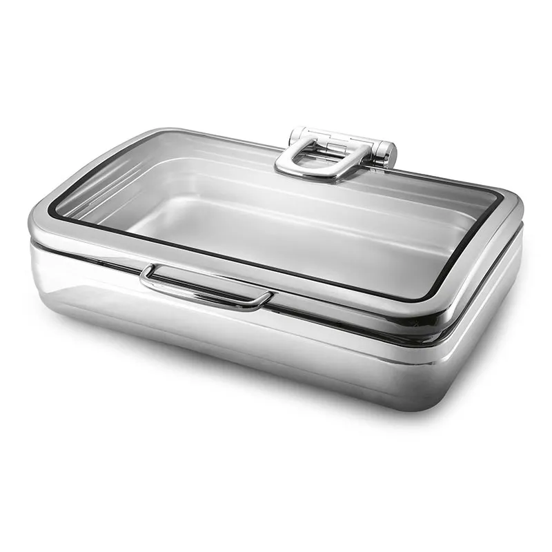 Öztiryakiler Kızaklı Isıtıcısız Dikdörtgen Chafing Dish, GN 1-1, 11.2 L