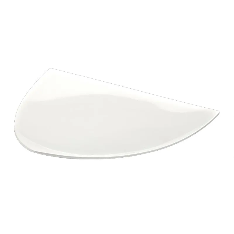 Biradlı BRD-100617 Yarım Ay Melamin Sunum Tepsisi, 44.5x44.5x7 cm