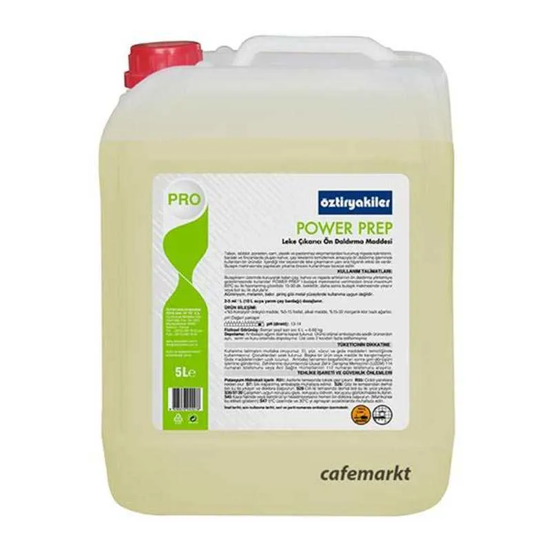 Öztiryakiler Power Prep Nişasta ve Leke Çıkarıcı Sıvı, 5 L