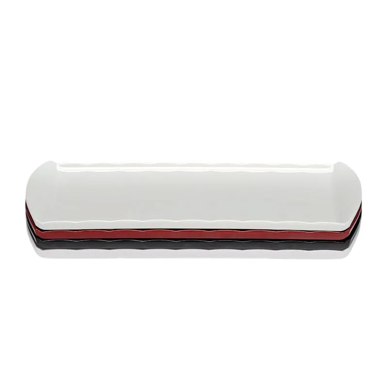 Zicco K-2055 Melamin Teşhir Tabağı, 25x43 cm, Beyaz