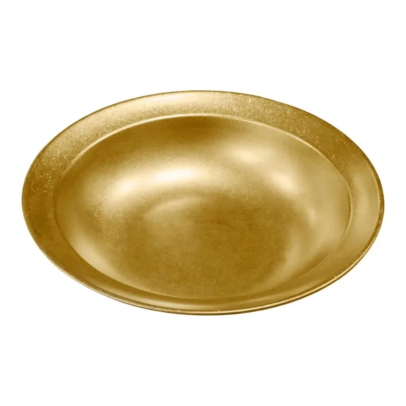 Biradlı Groovy GRV-R241013 Açık Büfe Retro Sunum Tabağı, 30x6 cm, Altın