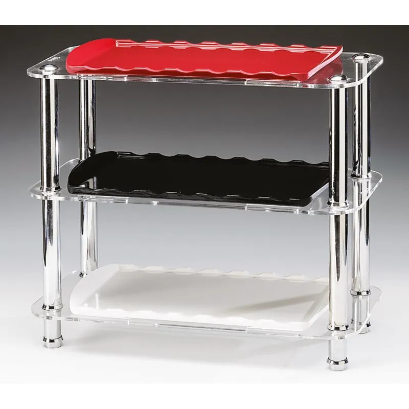 Zicco ZCP-572 Melamin Tepsili Teşhir Standı, 3 Katlı, 38 cm