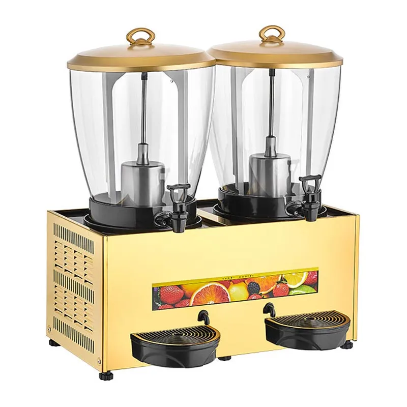 Remta ST29 Elegance Şerbet ve Ayran Soğutucu, 2 Hazneli, Şerbet+Ayran, 21+21 L, Gold