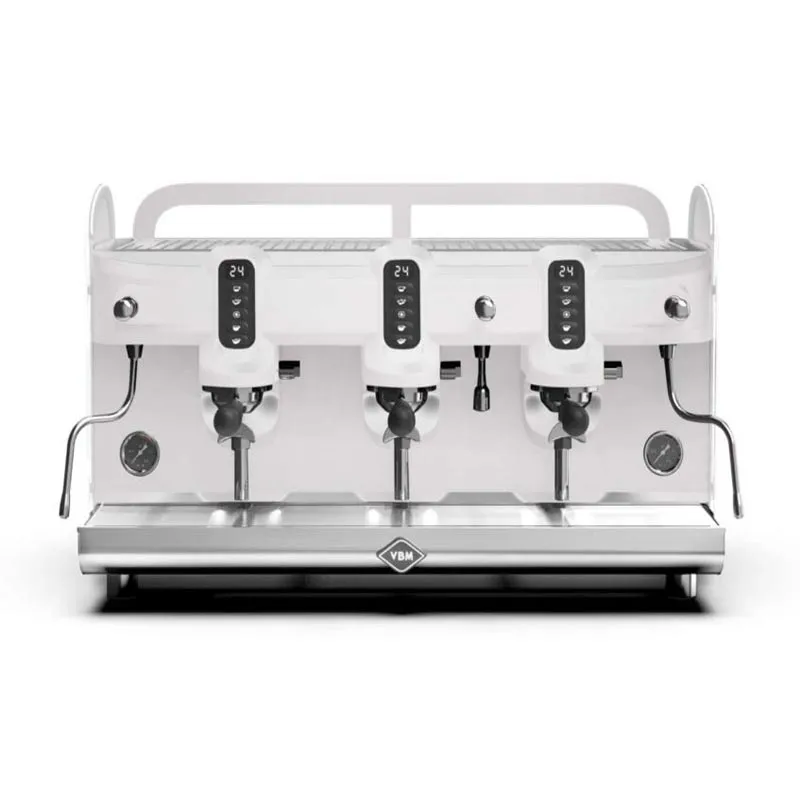 VBM Black Moon Espresso Kahve Makinesi, 3 Gruplu, Beyaz