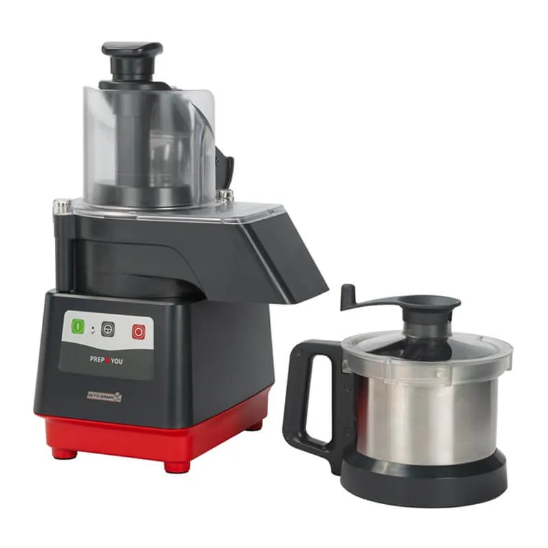 Dito Sama Prep4You Kombine Cutter ve Sebze Doğrama Makinesi, Paslanmaz Hazne, 2.6 L