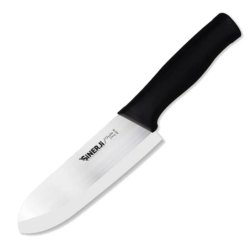 Sinerji Chocolate Plastik Saplı Baklava Bıçağı, 18 cm, Siyah