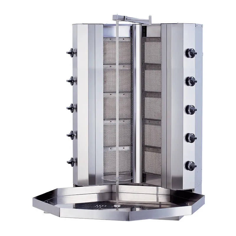 Kalitegaz KLG142V V Model Döner Ocağı, 5+5 Radyanlı, Gazlı, Motorsuz