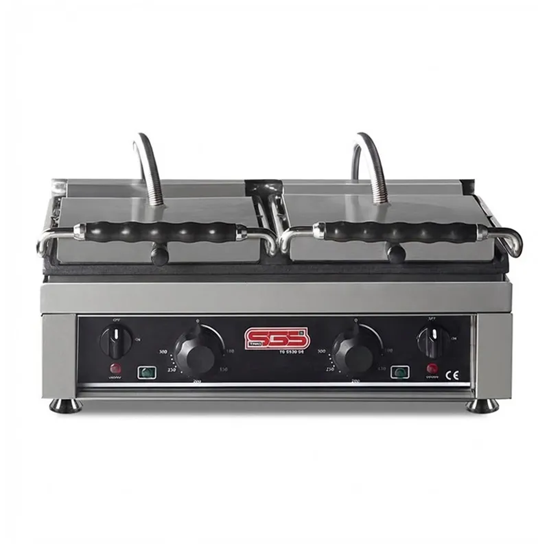 SGS TG 5530 DG/G Alt Üst Düz Tost Makinesi, Çift Kapaklı, Elektrikli