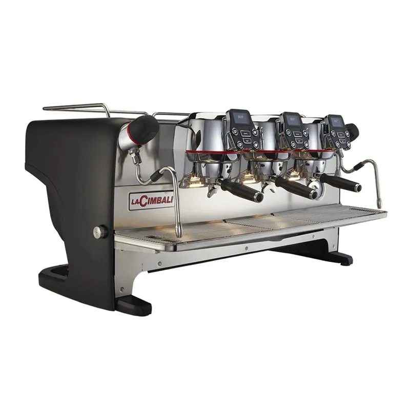 La Cimbali M200 GT1 DT/3 BUTTON Tall Cup Tam Otomatik Espresso Kahve Makinesi, 3 Gruplu, Siyah