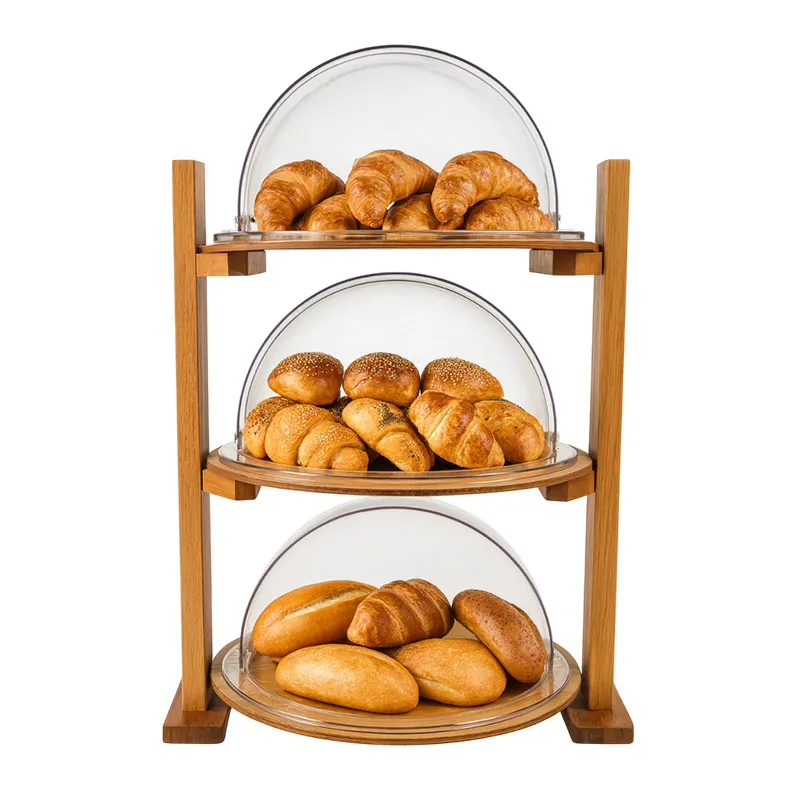 Biradlı Groovy GRV-RS-01 3 Katlı Rolltop Teşhir Standı, 55x44x85 cm