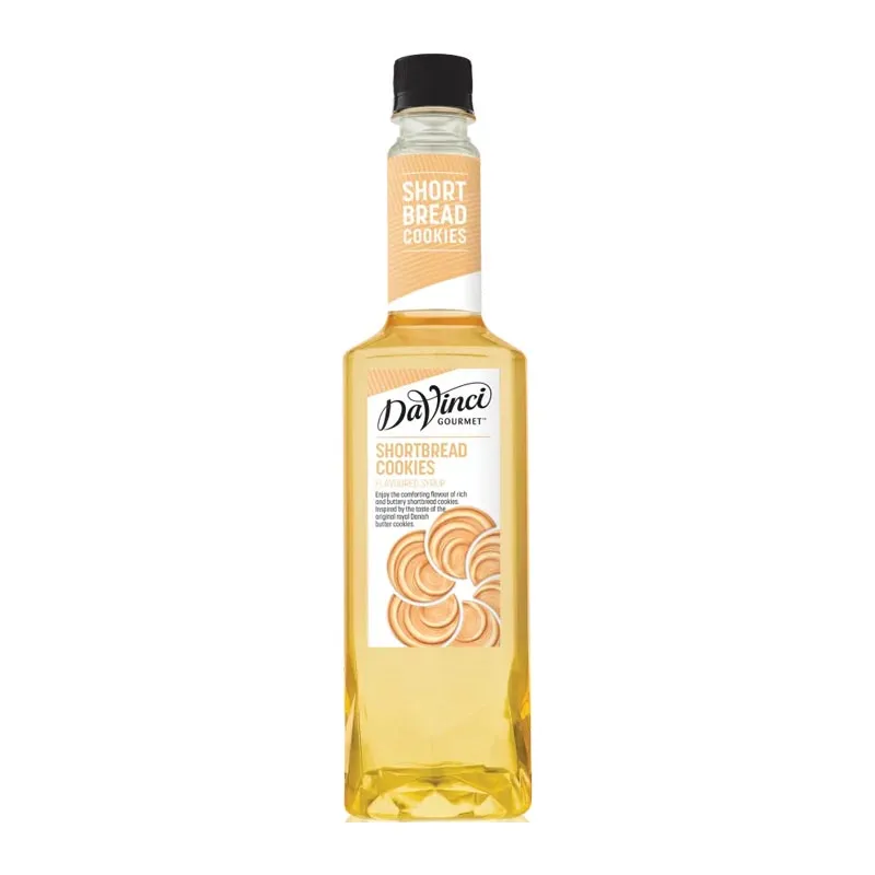 DaVinci Gourmet Shortbread Cookies Kurabiye Aromalı Şurup, 750 ml