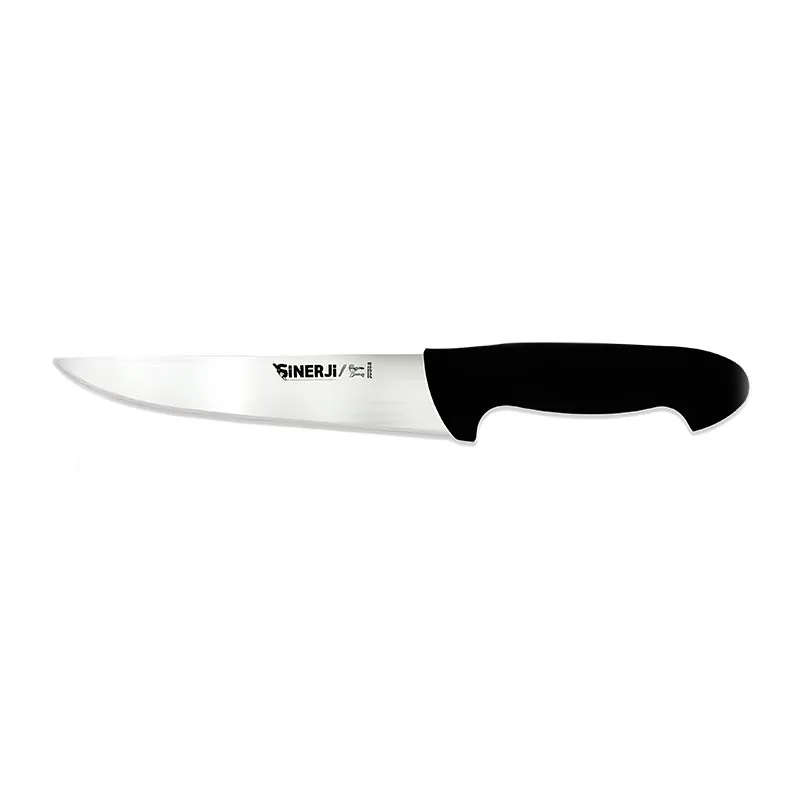 Sinerji Passion No 4 Plastik Saplı Kasap Bıçağı, 21 cm, Siyah