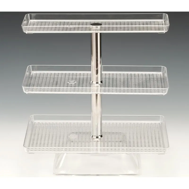 Zicco ZCP-548 Tepsili Polikarbon Teşhir Standı, 47, 5 cm, Şeffaf