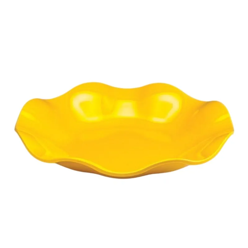 Zicco K-1403 Melamin Papatya Teşhir Tabağı, 45x7 cm, Sarı