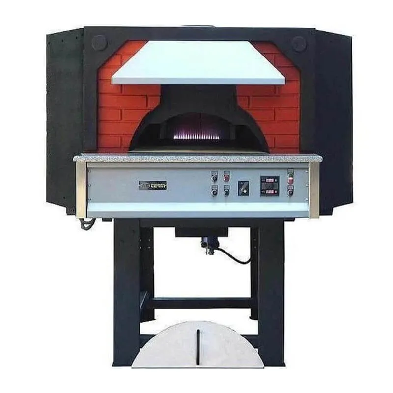 Asterm C Design Döner Tabanlı Pizza Fırını, 30 cm 9 Pizza Kapasiteli, Gazlı