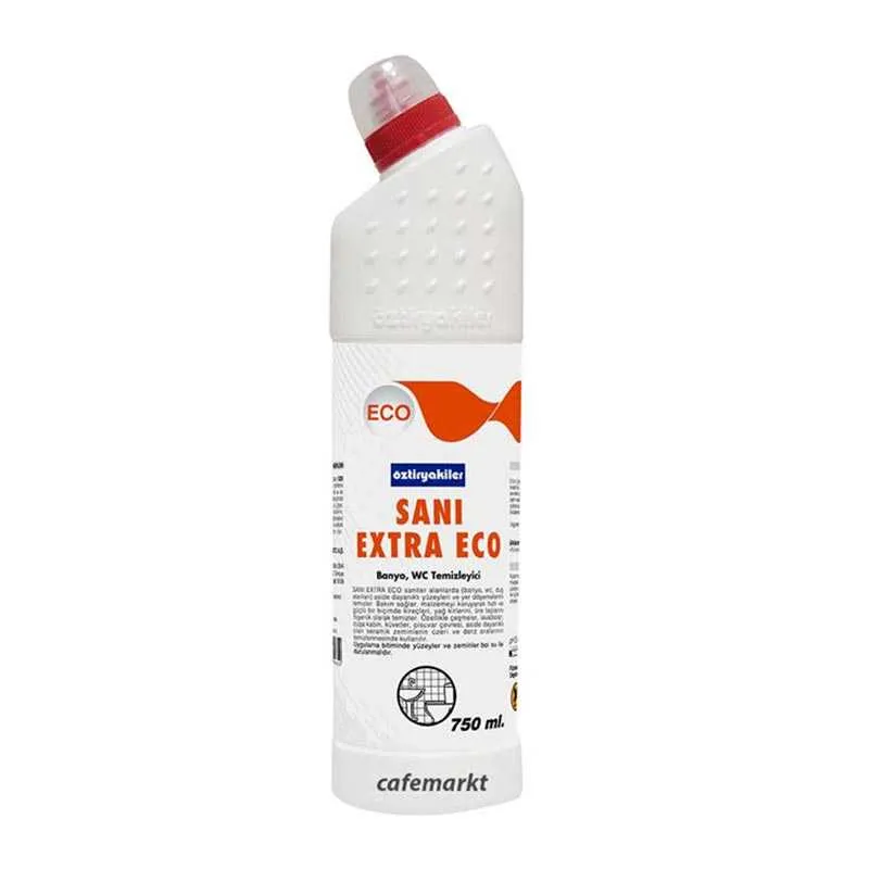 Öztiryakiler Sani Extra Eco Asidik Banyo WC Temizleme Maddesi, 0.75 L
