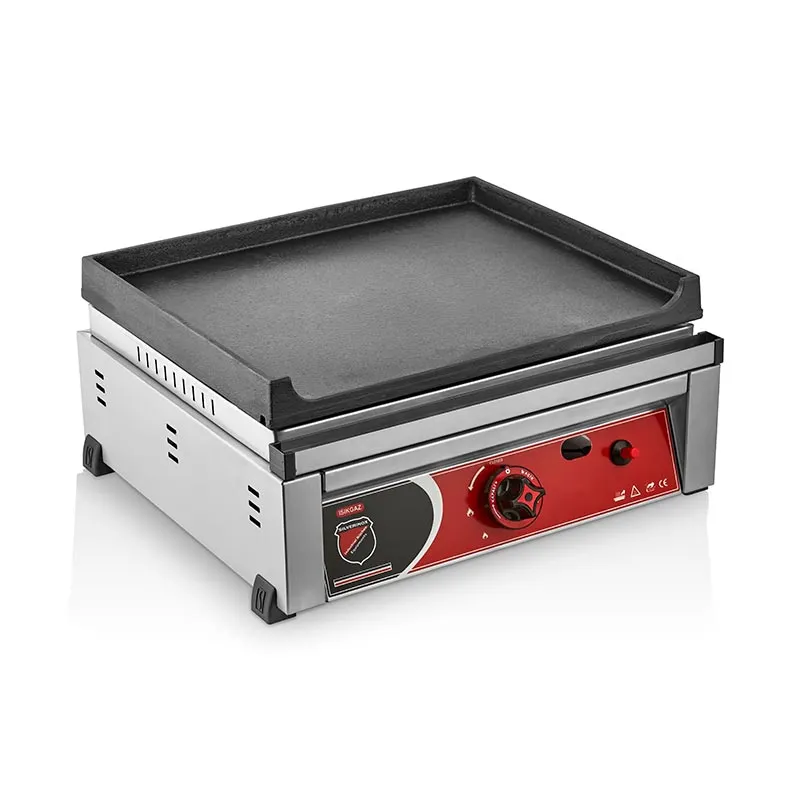 SilverInox 2601-DZ Düz Döküm Izgara, 50 cm, LPG