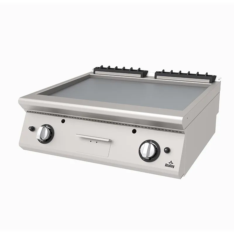 Atalay AGI-873 730 Seri Set Üstü Düz Pleyt Izgara, 80x73x30 cm, LPG'li