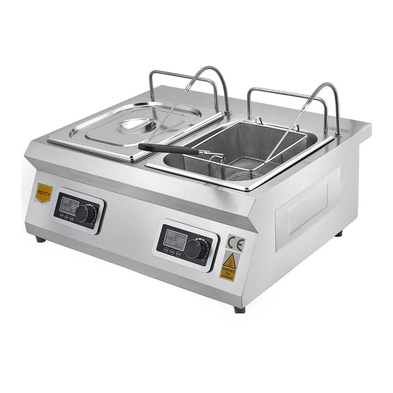Remta WZ-TZ035x2 İndüksiyon Fritöz, 10+10 L, Elektrikli