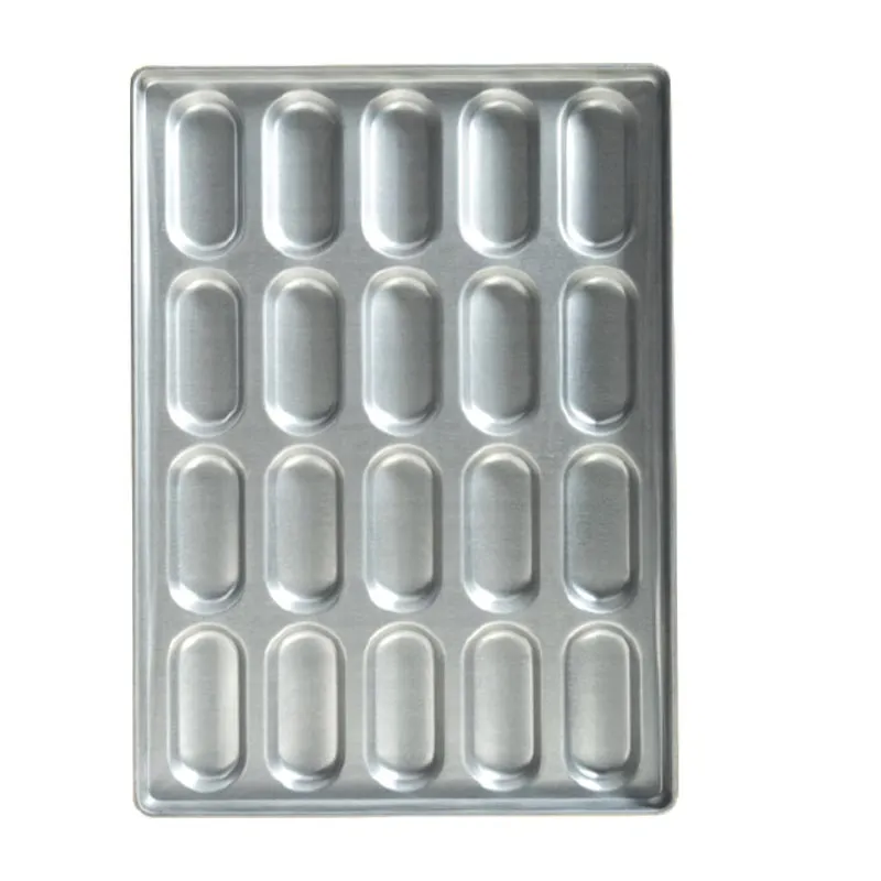 Almetal Alüminize Sandviç Ekmeği Tavası, 18 Gözlü, 12 mm, 50x74 cm